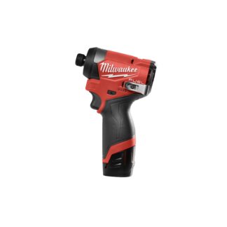 ATORNILLADOR MILWAUKEE IMPACTO M12 1/4" (2 BATERÍAS Y CARGADOR)