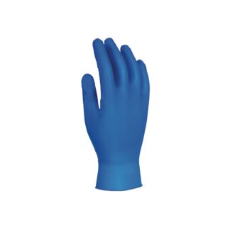GUANTE 3L UNIGRIP AZUL CAJA 50 DESECHABLE CON PUNTOS