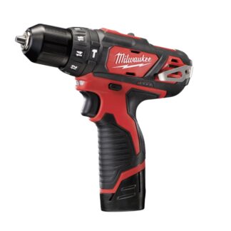 TALADRO MILWAUKEE M12 (2 BATERÍAS 2 AH Y CARGADOR)