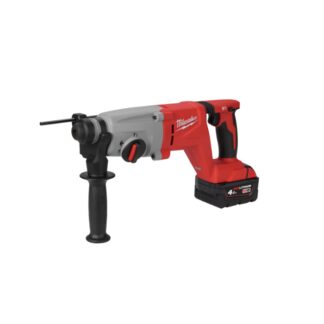 MARTILLO MILWAUKEE M18 (2 BATERÍAS 4 AH Y CARGADOR) SDS-PLUS 26 mm PROFESIONAL