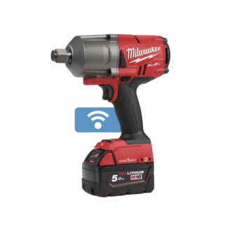LLAVE IMPACTO MILWAUKEE M18 3/4" (2 BATERÍAS 5 AH Y CARGADOR)