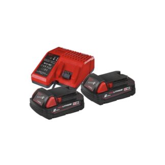 KIT 2 BATERÍAS 2 AH Y CARGADOR MILWAUKEE M18