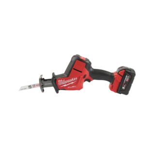 SIERRA DE SABLE MILWAUKEE BATERÍA M18 (2 BATERÍAS 5 AH Y CARGADOR)