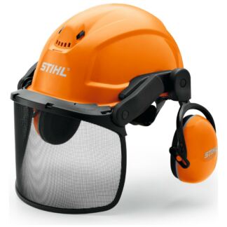 CASCO FORESTAL STIHL DYNAMIC X-ERGO CON VISERA METÁLICA Y PROTECTORES DE OÍDOS