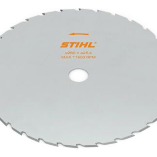 DISCO CORTAHIERBAS DE ACERO STIHL GRASSCUT 250 MM 32 DIENTES (EJE 25,4 MM)
