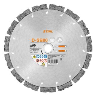 DISCO DE DIAMANTE STIHL D-SB80 230 MM PARA ALTAS PRESTACIONES