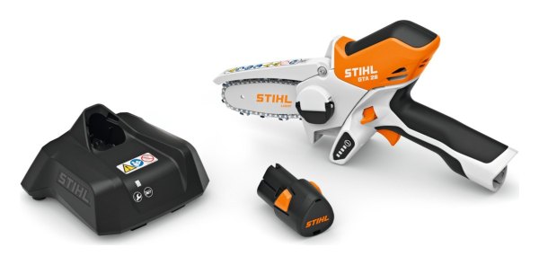MINIMOTOSIERRA STIHL GTA 26 BATERÍA ESPADA 10 CM SET CON AS 2 Y AL 1