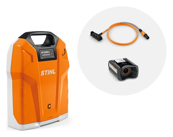 SET STIHL AR 2000 L CON CABLE Y ADAPTADOR AP