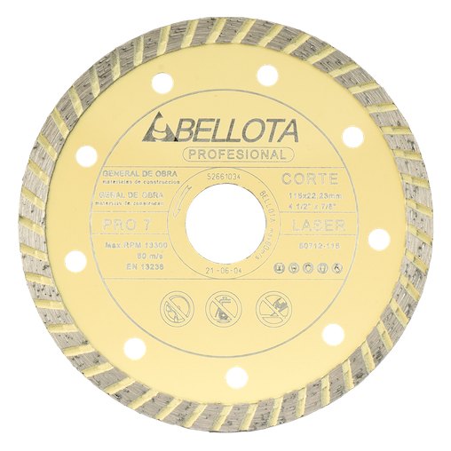 DISCO BELLOTA DIAMANTE BANDA CONTÍNUA (2 MEDIDAS)