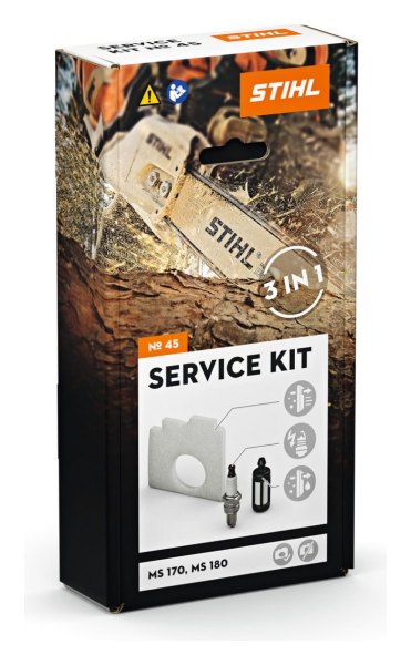 KIT DE MANTENIMIENTO STIHL Nº 45 PARA MS 170 Y MS 180 (2-MIX)