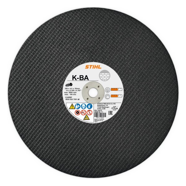 DISCO DE CORTE DE RESINA STIHL K-BA 300 MM PARA PIEDRA