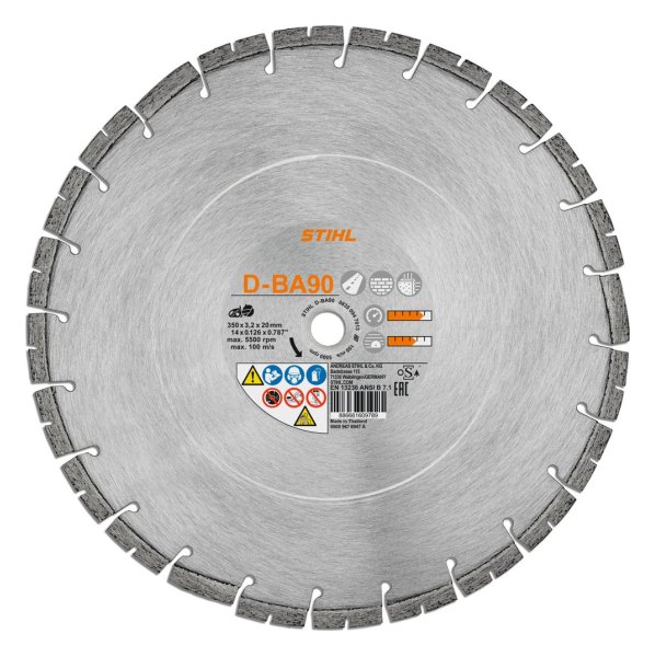 DISCO DE DIAMANTE STIHL D-BA90 400 MM PARA USO UNIVERSAL