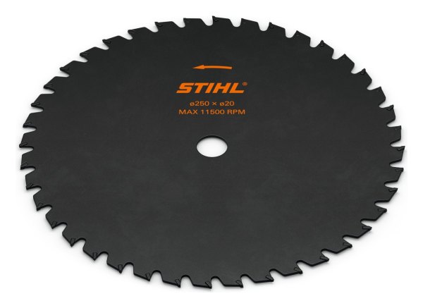 DISCO CORTAHIERBAS DE ACERO STIHL GRASSCUT 250 MM 40 DIENTES (EJE 20 MM)