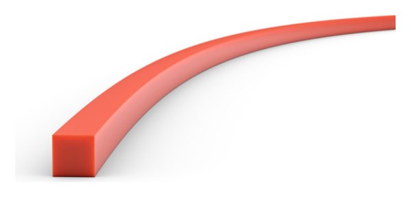 HILO DE CORTE STIHL CUADRADO 2,7 MM · ROLLO DE 208 M (ROJO)