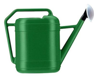 REGADERA VERDE DE PLÁSTICO C/ALCACHOFA