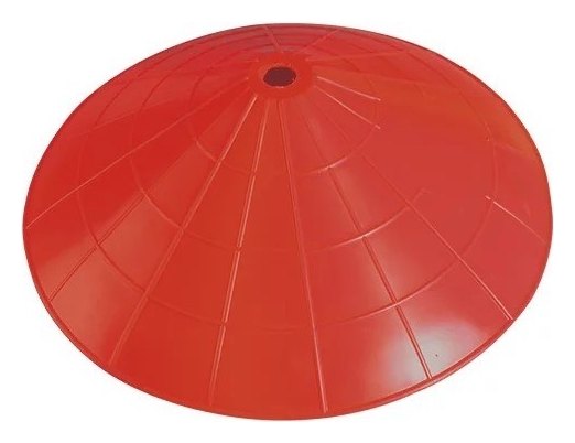 CAMPANA PULMIC HERBICIDA REDONDA ROJA PLÁSTICO