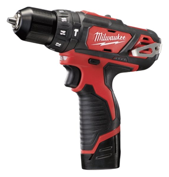 TALADRO MILWAUKEE M12 (2 BATERÍAS 2 AH Y CARGADOR)