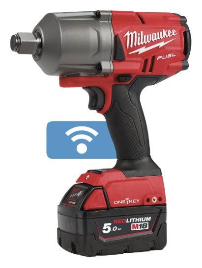 LLAVE IMPACTO MILWAUKEE M18 3/4" (2 BATERÍAS 5 AH Y CARGADOR)