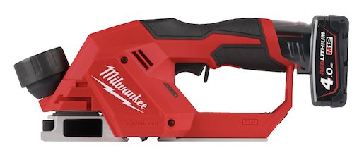 CEPILLO MILWAUKEE M12 (2 BATERÍAS 4 AH CARGADOR)