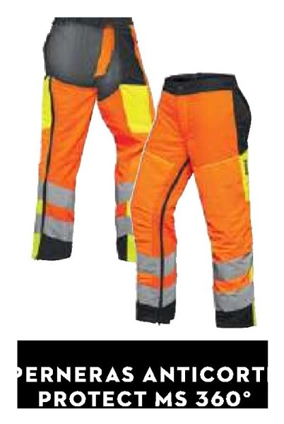 PERNERAS ANTICORTE DE ADVERTENCIA STIHL PROTECT MS 360° CLASE 1
