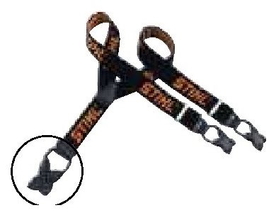TIRANTES STIHL DE BOTONES NEGROS 120 CM