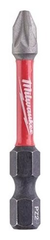 PUNTA MILWAUKEE POZIDRIV SHOCKWAVE™ DE IMPACTO