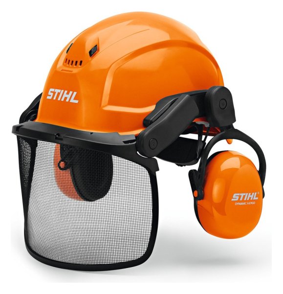 CASCO FORESTAL STIHL DYNAMIC ERGO CON VISERA Y PROTECTORES DE OÍDOS
