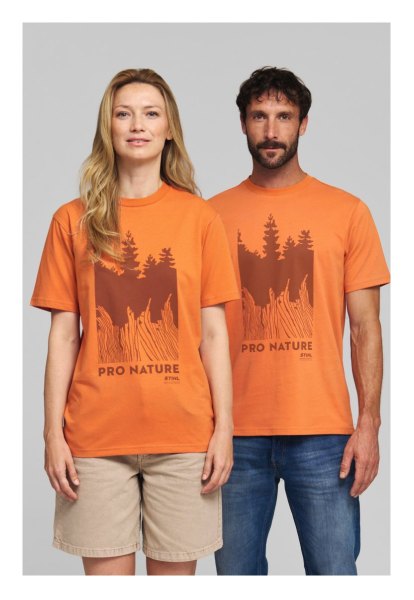 CAMISETA «PRO NATURE» NARANJA