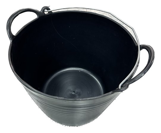 CAPAZO 22 LITROS NEGRO ASA METÁLICA