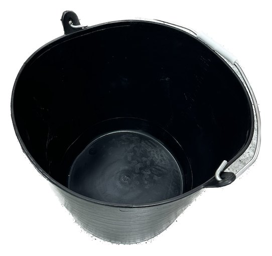 CAPAZO 26 LITROS NEGRO ECONÓMICO CON ASA