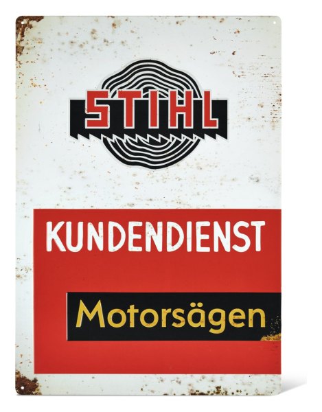 CHAPA METÁLICA «KUNDENDIENST»