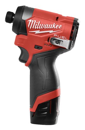 ATORNILLADOR MILWAUKEE IMPACTO M12 1/4" (2 BATERÍAS Y CARGADOR)