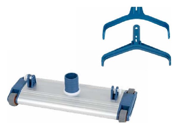 LIMPIAFONDOS DE ALUMINIO KEEPER CLIP Y PALOMILLA 35 cm