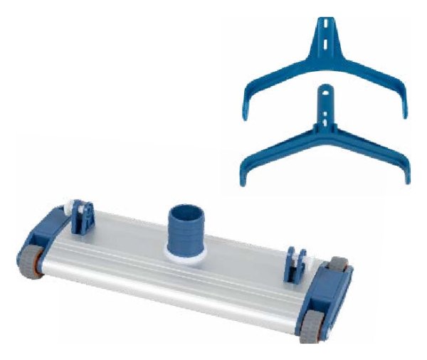 LIMPIAFONDOS DE ALUMINIO KEEPER CLIP Y PALOMILLA 45 cm