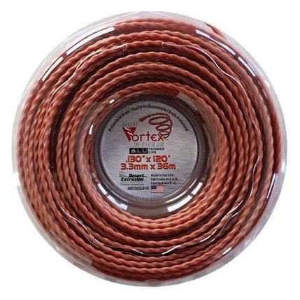 NYLON VORTEX 4,3 mm 21mts ALUMINIO TRENZADO DESBROZADORA