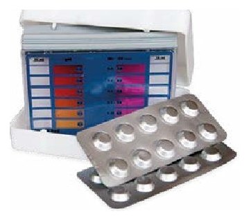 MINI TEST KEEPER CLORO, PH Y BROMO 20 TABLETAS