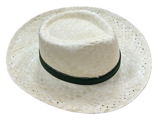 SOMBRERO DE PALMA ARTESANAL BLANCO