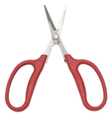 TIJERA LIMPIAUVA ROJA RECTA INOX